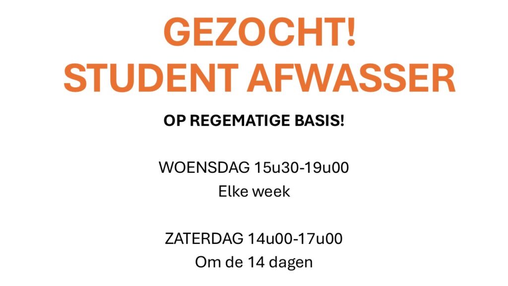 Vacature Student